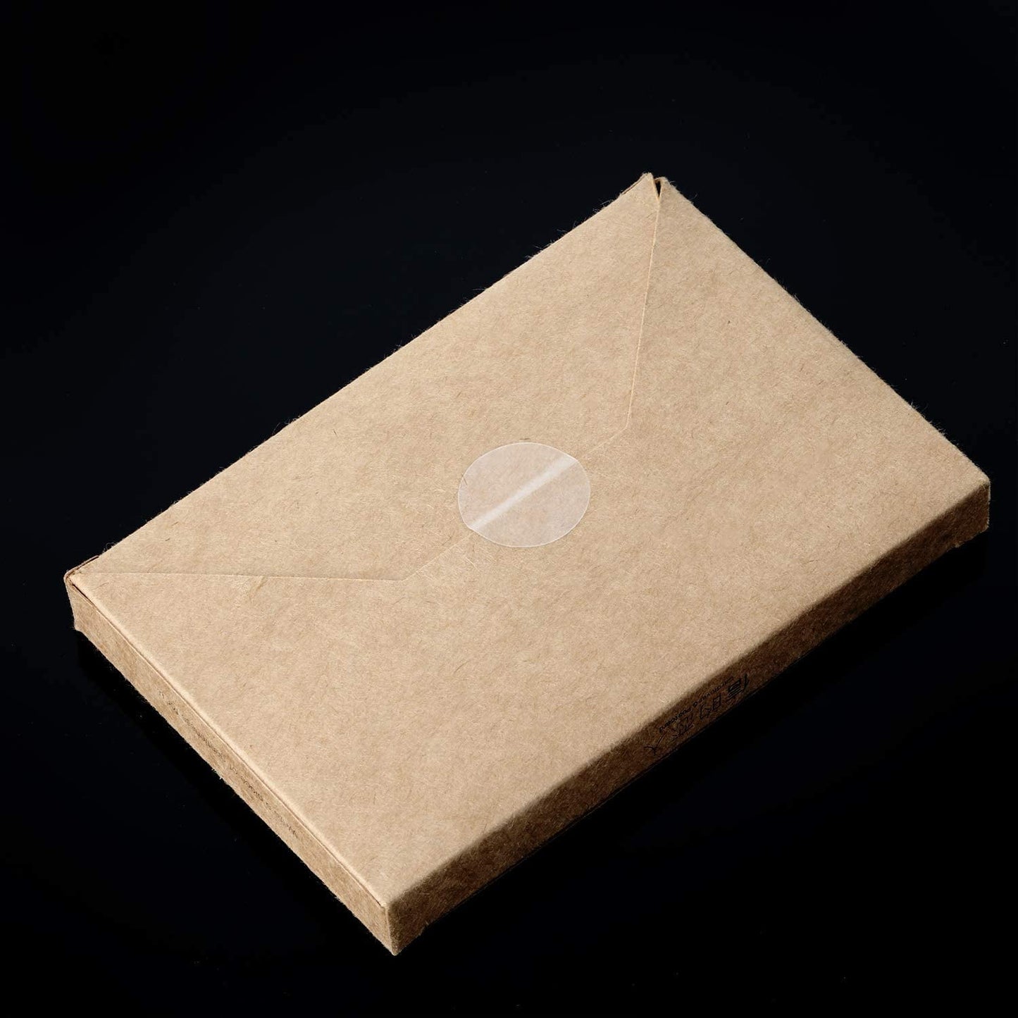 QUMENEY 2000 Pieces Clear Seal Label Clear Retail Package Round Seal Labels Adhesive Stickers Round Envelope Stickers, Transparent for Schoo
