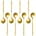 Pack of 8, Stainless Steel Espresso Spoons, findTop Mini Teaspoons Set for Coffee British Tea Dessert Cake Ice Cream Cappuccino, 5.3 Inch
