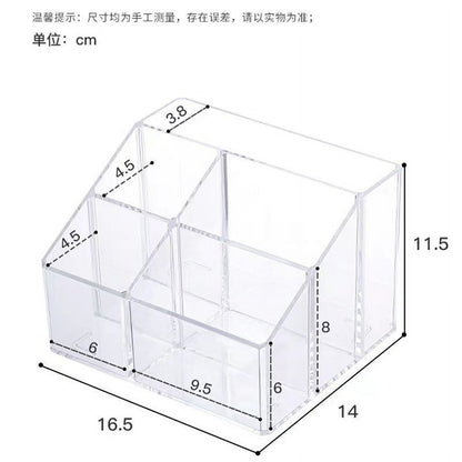 Multi-function Acrylic Pen Organizer Storage, Translucent Desk Pencil Organizer Pencil Pot Pen Pot, Pen Storage Holder Creative Desk Storage