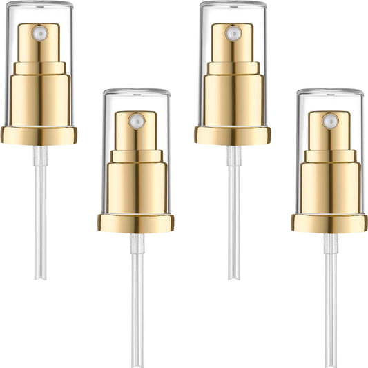 4 Pieces Replacement Foundation Pumps for Estee Lauder Double Wear Foundation, Gold